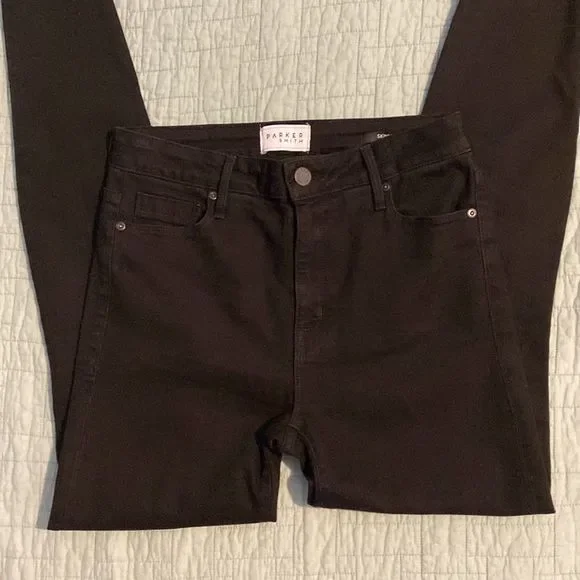PARKER Smith Black Skinny Jeans High Waist Women’s Size 6/28 - Picture 1 of 11